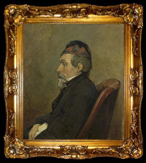 framed  Jan Weissenbruch Johan Hendrik Louis Meijer, ta009-2